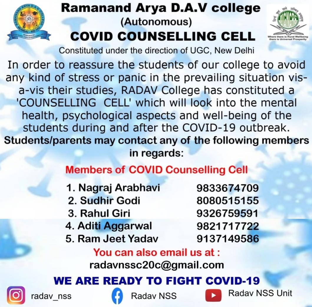 Covid Counselling Cell